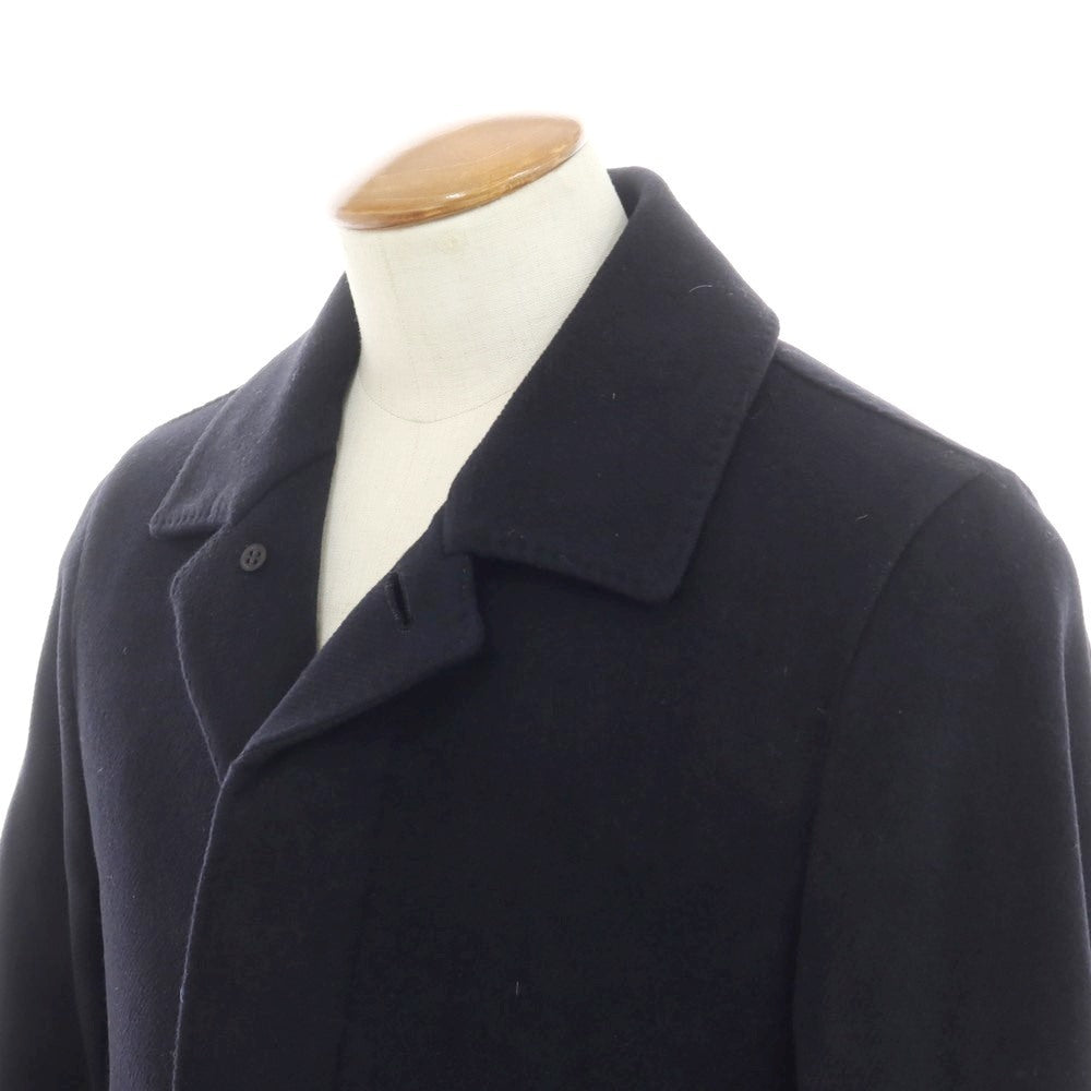 【中古】マッキントッシュ ロンドン MACKINTOSH LONDON ウールカシミヤ ステンカラーコート ダークネイビー【 38 】【 状態ランクB 】【 メンズ 】