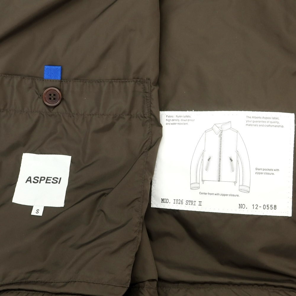 [Used] ASPESI nylon shell jacket in dark olive green [Size S] [GRN] [S/S] [Condition Rank B] ​​[Men&