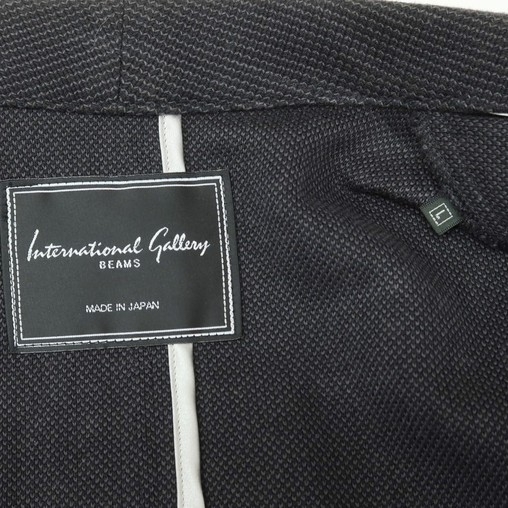 [Used] International Gallery BEAMS Cotton Casual Jacket Dark Gray [L] [Condition Rank C] [Men&