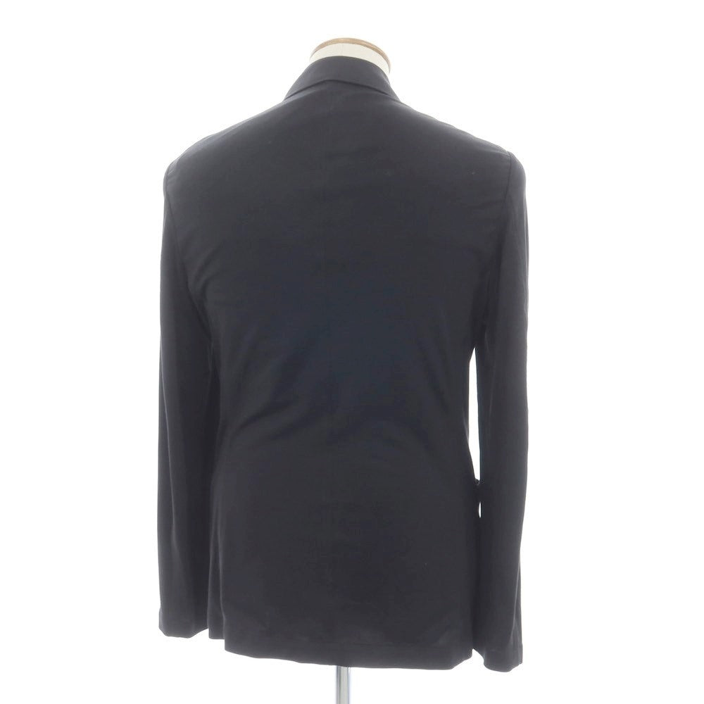 [Used] CRUCIANI stretch cotton jersey jacket, black [50] [Condition rank B] ​​[Men&