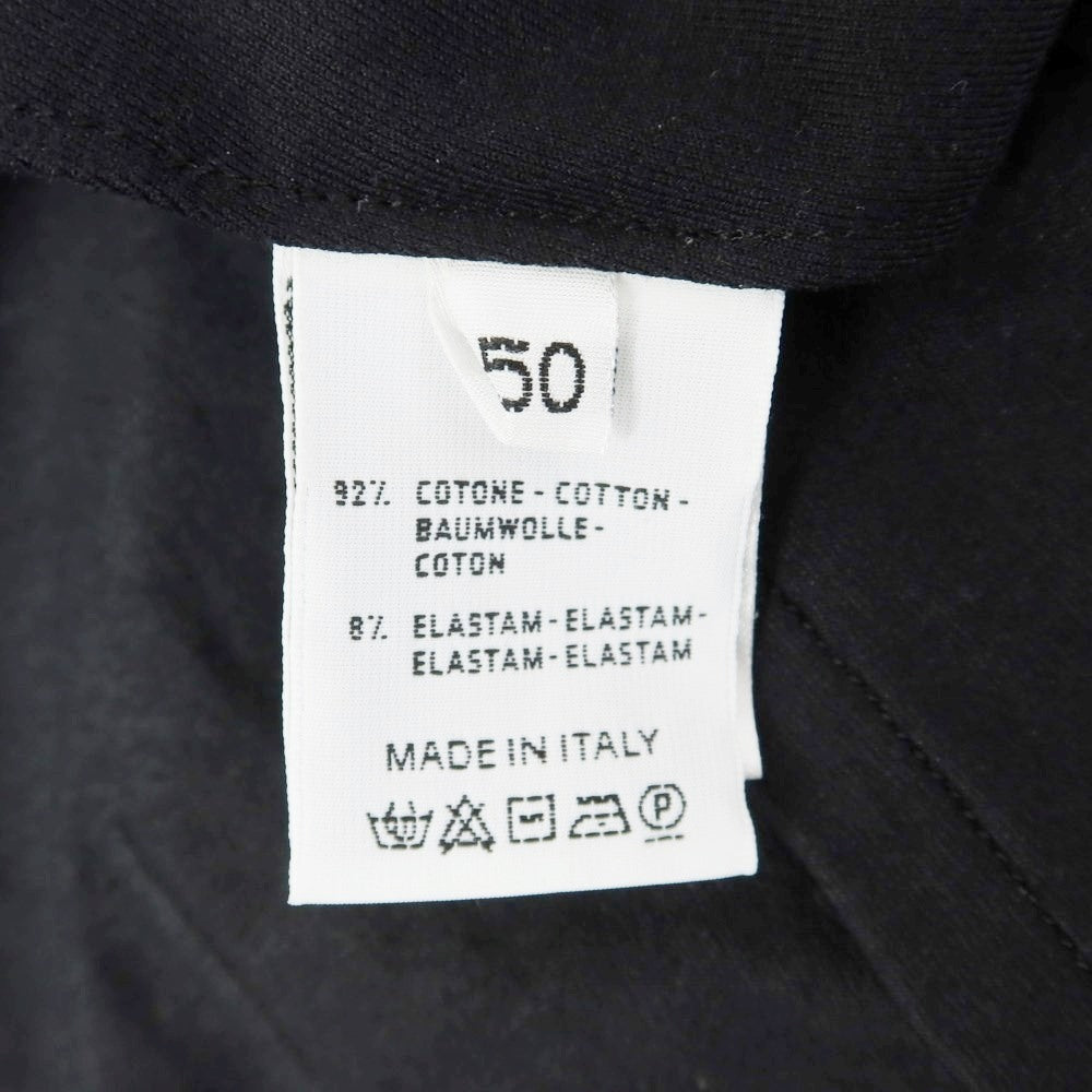 [Used] CRUCIANI stretch cotton jersey jacket, black [50] [Condition rank B] ​​[Men&