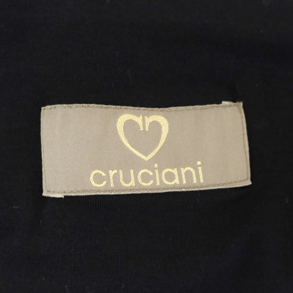 [Used] CRUCIANI stretch cotton jersey jacket, black [50] [Condition rank B] ​​[Men&