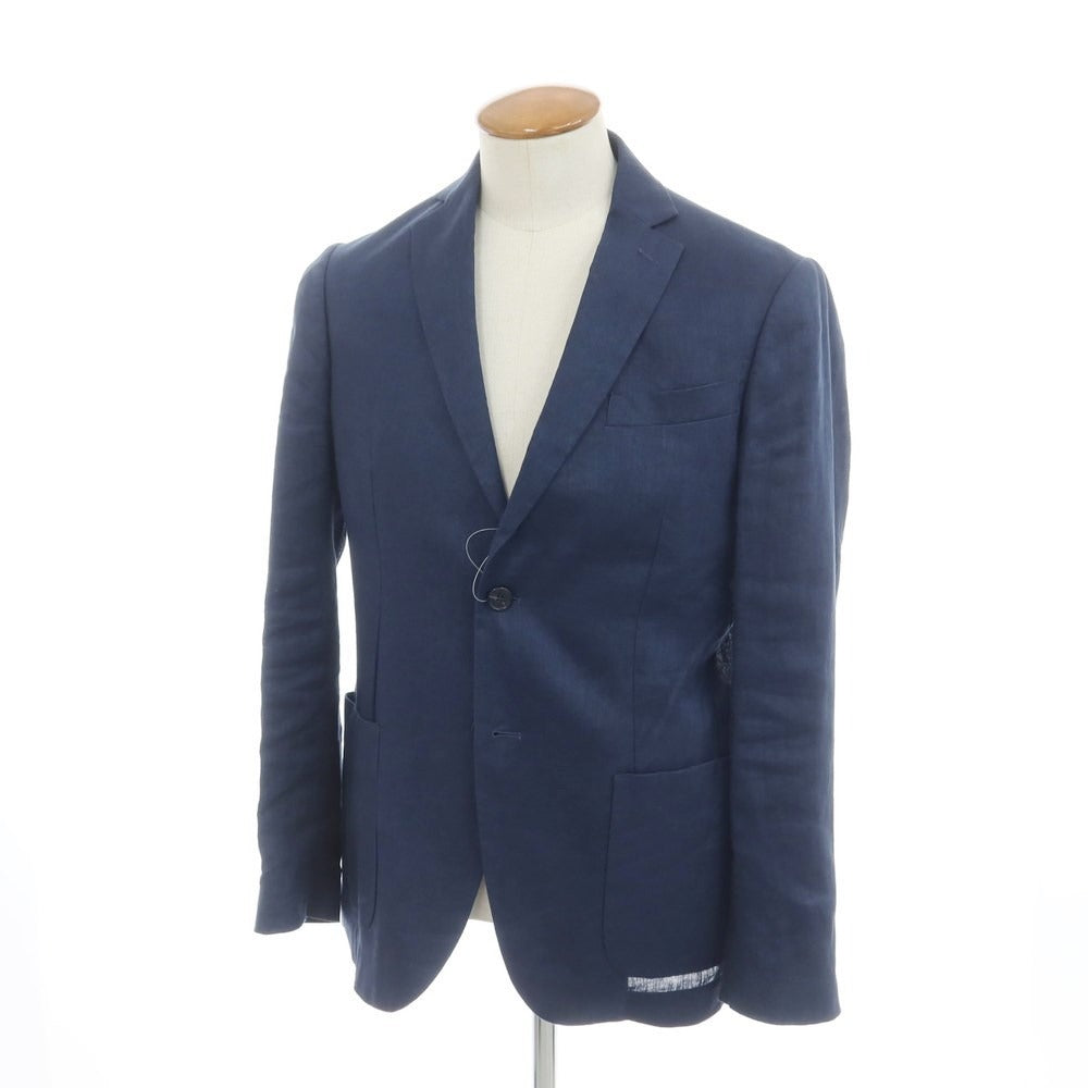 [Used] 8 By Yoox Linen Casual Jacket Navy [46] [Condition Rank C] [Men&