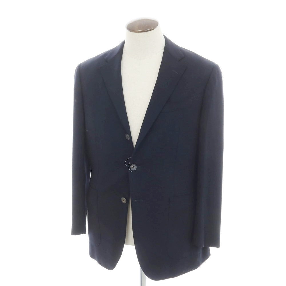 [Used] Gian Franco Bommezzadri Wool Tailored Jacket Dark Navy [50] [Condition Rank C] [Men&