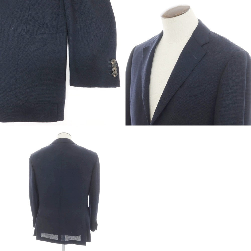 [Used] Gian Franco Bommezzadri Wool Tailored Jacket Dark Navy [50] [Condition Rank C] [Men&