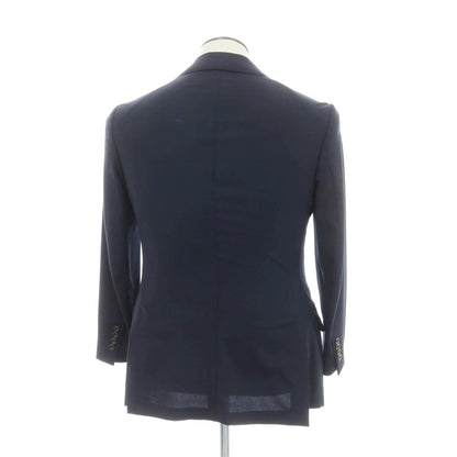 [Used] eleventy stretch wool tailored jacket, dark navy [48] [Condition rank B] ​​[Men&