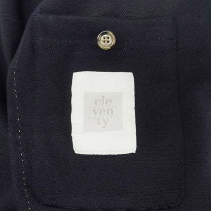 [Used] eleventy Cotton Nylon Jersey Casual Jacket Dark Navy [48] [Condition Rank B] ​​[Men&