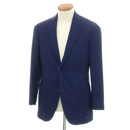 [Used] LARDINI wool mohair 3B tailored jacket, navy [46] [Condition rank B] ​​[Men&