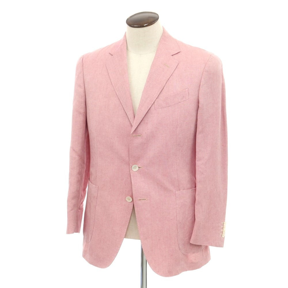 [Used] BOGLIOLI Cotton Linen 3B Casual Jacket Pink [48] [Condition Rank C] [Men&