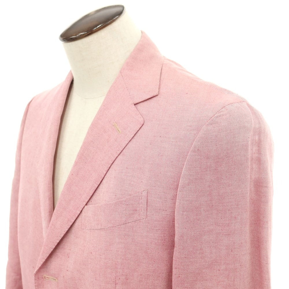 極美品 BOGLIOLI ピンク テーラードジャケット カシミヤ100