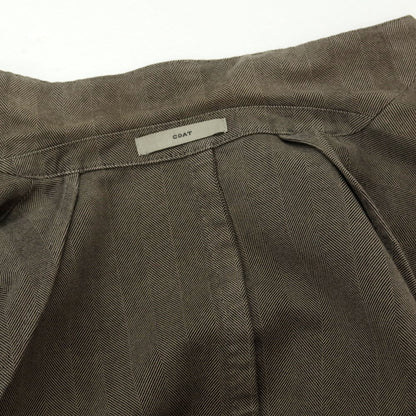 [Used] BOGLIOLI COAT Cotton Herringbone 3B Casual Jacket Warm Gray [48] [Condition Rank C] [Men&