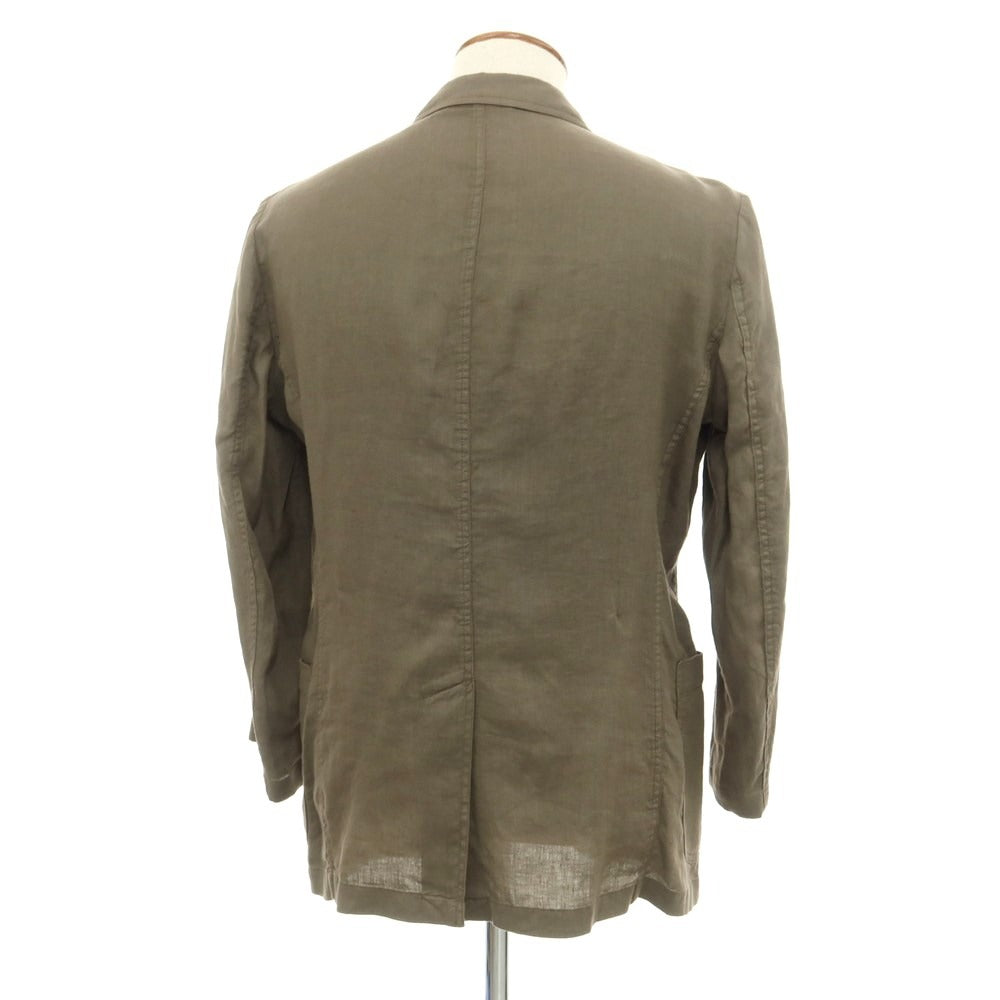 [Used] ASPESI Linen 3-button casual jacket, ash olive color [M] [Condition rank C] [Men&