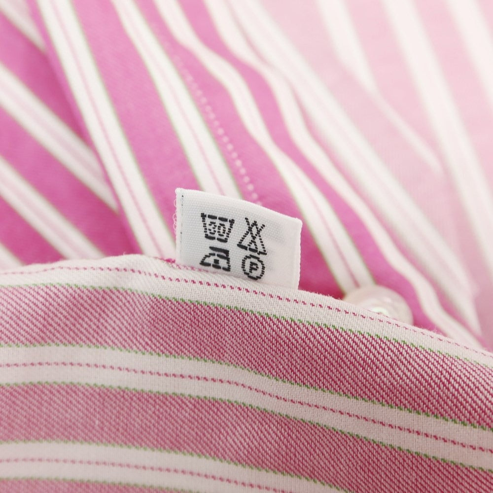 [Used] Finamore Cotton Button-down Casual Shirt Pink x White [Size 39] [PNK] [S/S/A/W] [Condition Rank B] ​​[Men&