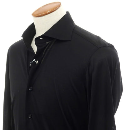 [Used] GIANGI Cotton Wide Collar Casual Shirt Black [Size 39] [BLK] [S/S/A/W] [Condition Rank B] ​​[Men&