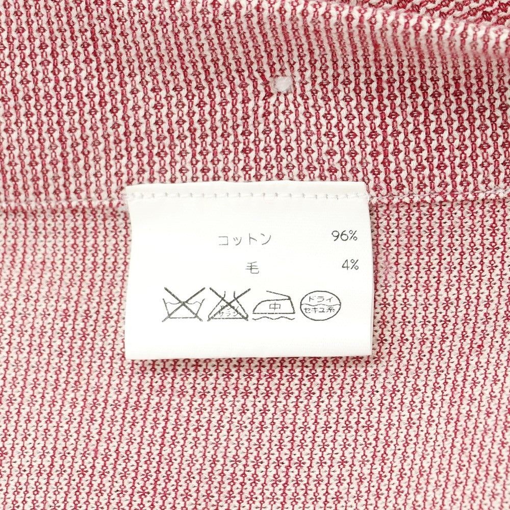 [Used] GIANGI Cotton Wool Wide Collar Casual Shirt Red [Size 39] [RED] [A/W] [Condition Rank B] ​​[Men&