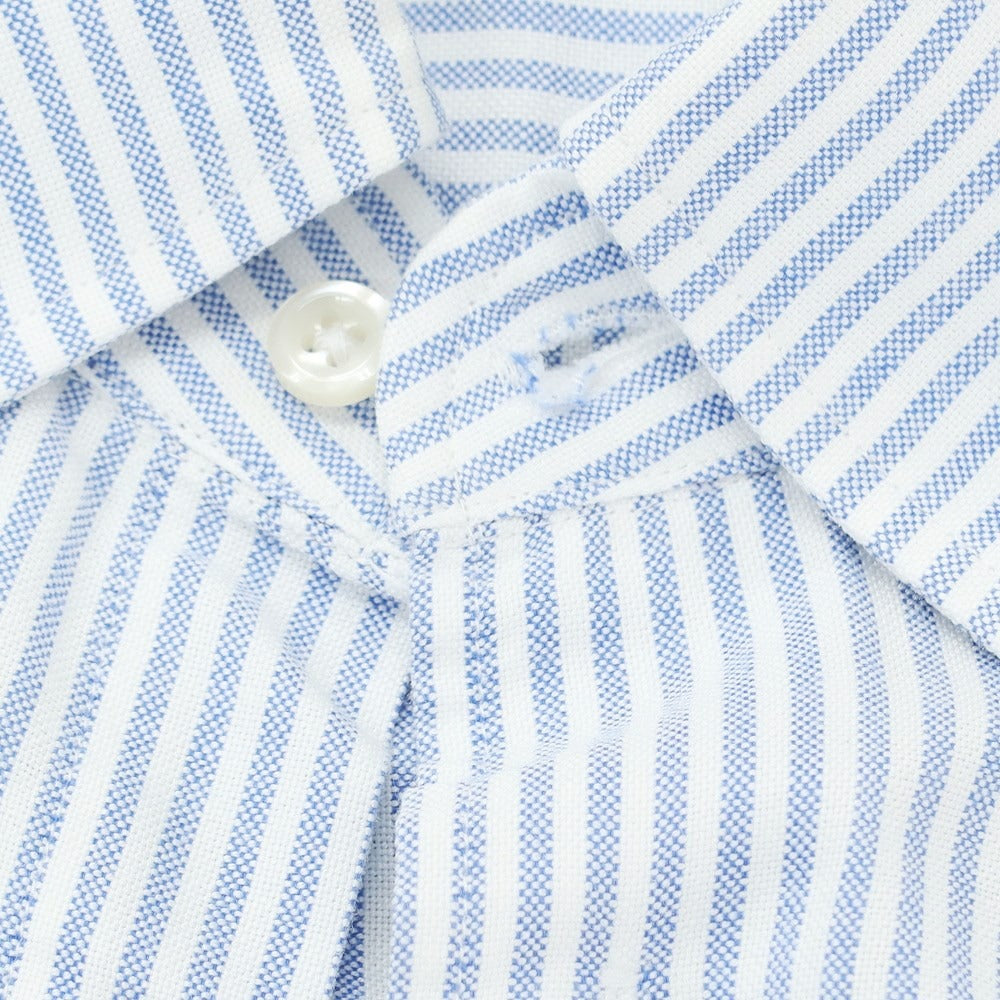 [Used] FAIRFAX polyester cotton button-down short-sleeve shirt, blue x white [Size M] [BLU] [S/S] [Condition Rank B] ​​[Men&