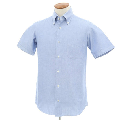 [Used] FAIRFAX Cotton Polyester Button Down Short Sleeve Shirt Blue [Size M] [BLU] [S/S] [Condition Rank B] ​​[Men&