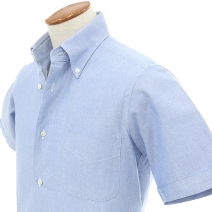 [Used] FAIRFAX Cotton Polyester Button Down Short Sleeve Shirt Blue [Size M] [BLU] [S/S] [Condition Rank B] ​​[Men&