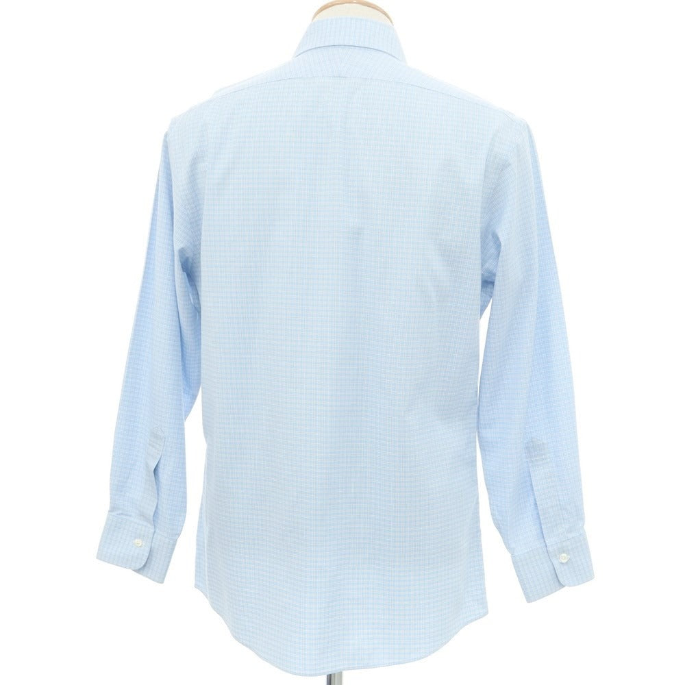 [Used] Brooks Brothers Cotton Check Button-down Casual Shirt Blue x White [Size 15-31] [BLU] [S/S/A/W] [Condition Rank C] [Men&