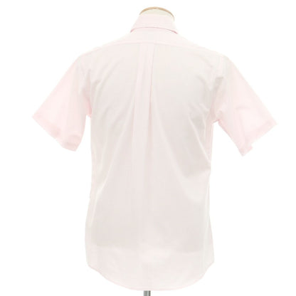 [Used] Brooks Brothers Cotton Striped Button-down Short Sleeve Shirt Pink x White [Size S] [PNK] [S/S] [Condition Rank C] [Men&