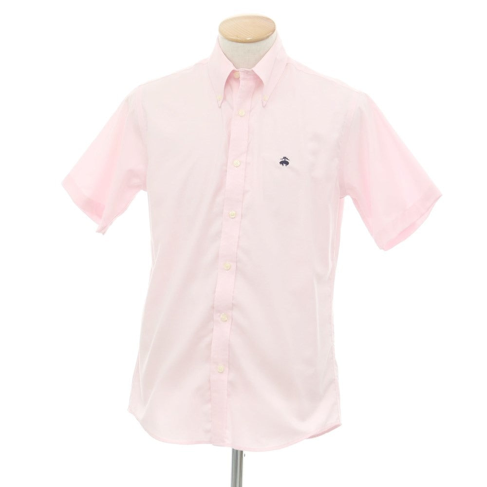 [Used] Brooks Brothers Cotton Button-down Short Sleeve Shirt Pink [Size S] [PNK] [S/S] [Condition Rank C] [Men&