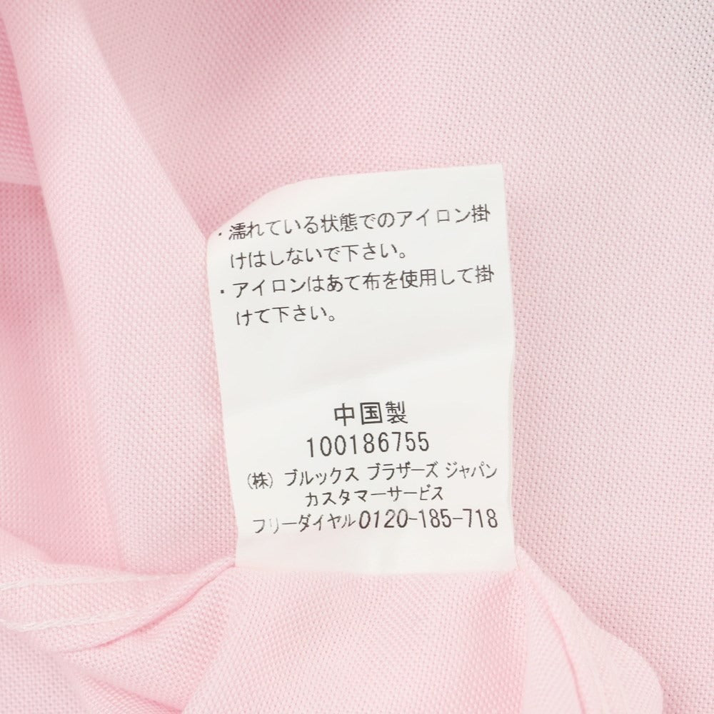 [Used] Brooks Brothers Cotton Button-down Short Sleeve Shirt Pink [Size S] [PNK] [S/S] [Condition Rank C] [Men&