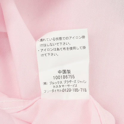 [Used] Brooks Brothers Cotton Button-down Short Sleeve Shirt Pink [Size S] [PNK] [S/S] [Condition Rank C] [Men&