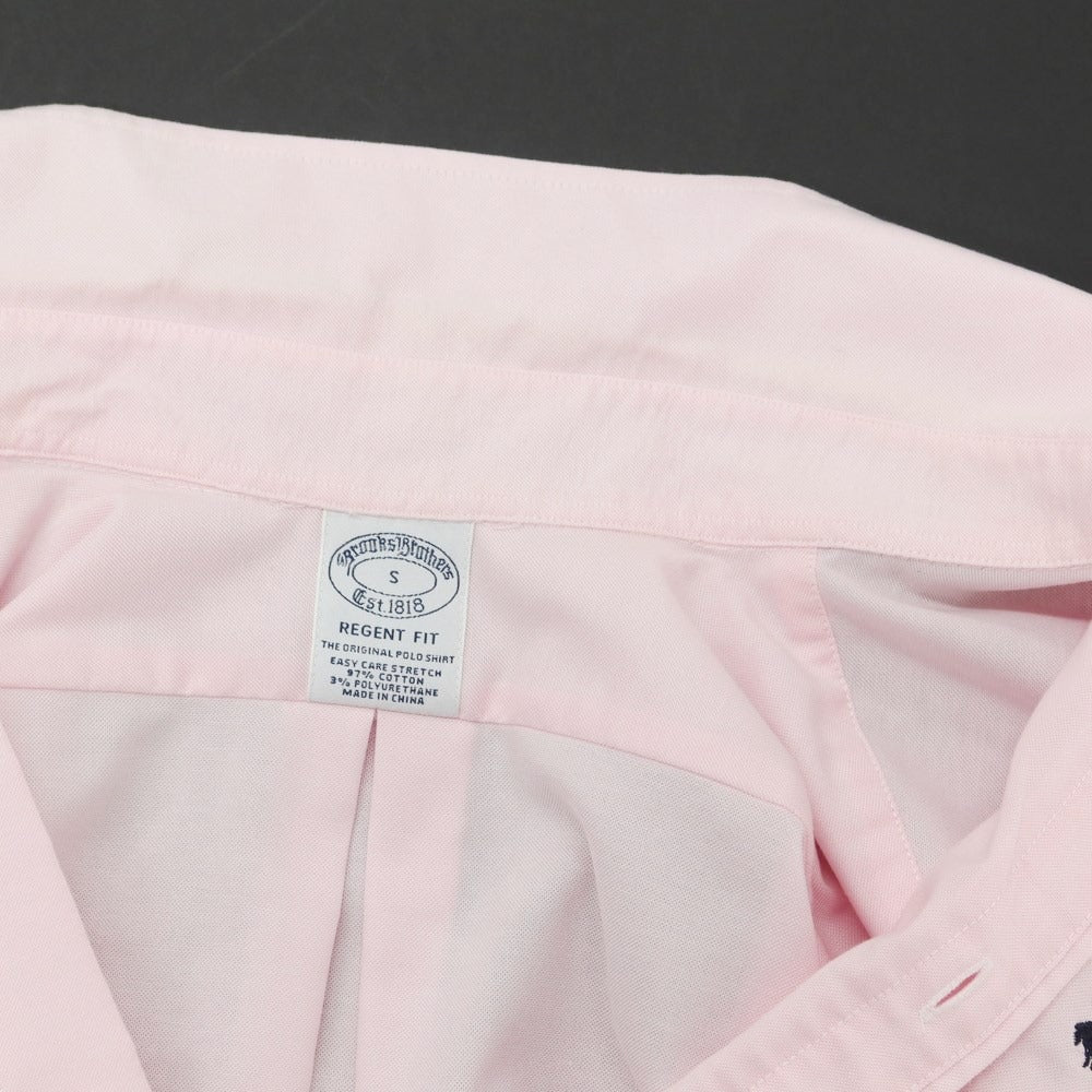 [Used] Brooks Brothers Cotton Button-down Short Sleeve Shirt Pink [Size S] [PNK] [S/S] [Condition Rank C] [Men&