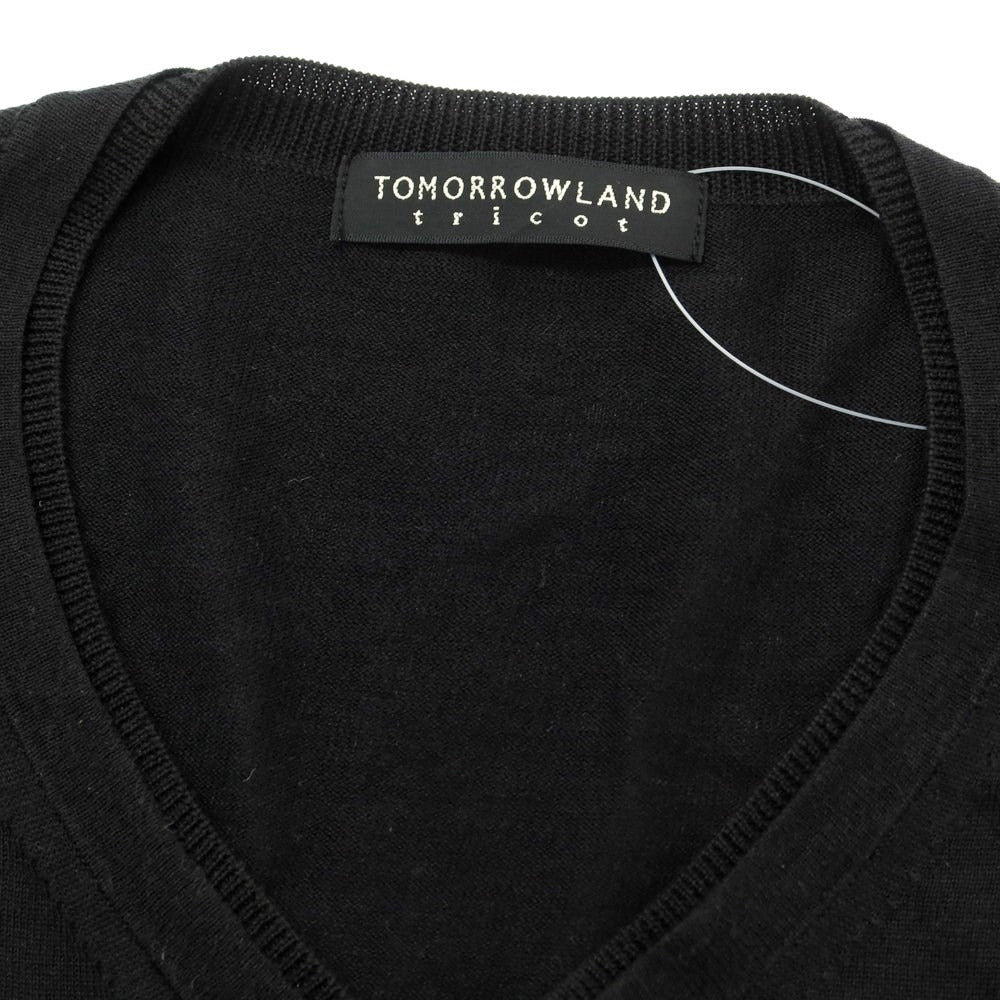 【中古】トゥモローランド TOMORROWLAND シルクコットンウール Vネック プルオーバーニット ブラック【サイズL】【BLK】【S/S】【状態ランクC】【メンズ】【759289】
[APD]