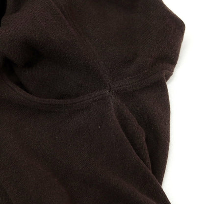 [Used] JIL SANDER Cotton V-neck pullover knit, dark brown [Size 44] [BRW] [S/S] [Condition Rank C] [Men&