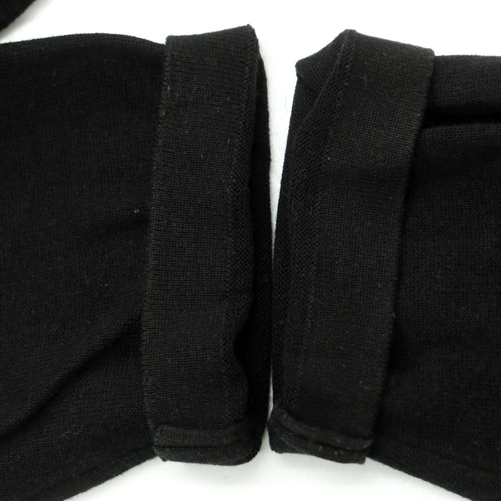 [Used] JIL SANDER Cotton V-neck pullover knit Black [Size 46] [BLK] [S/S] [Condition Rank C] [Men&