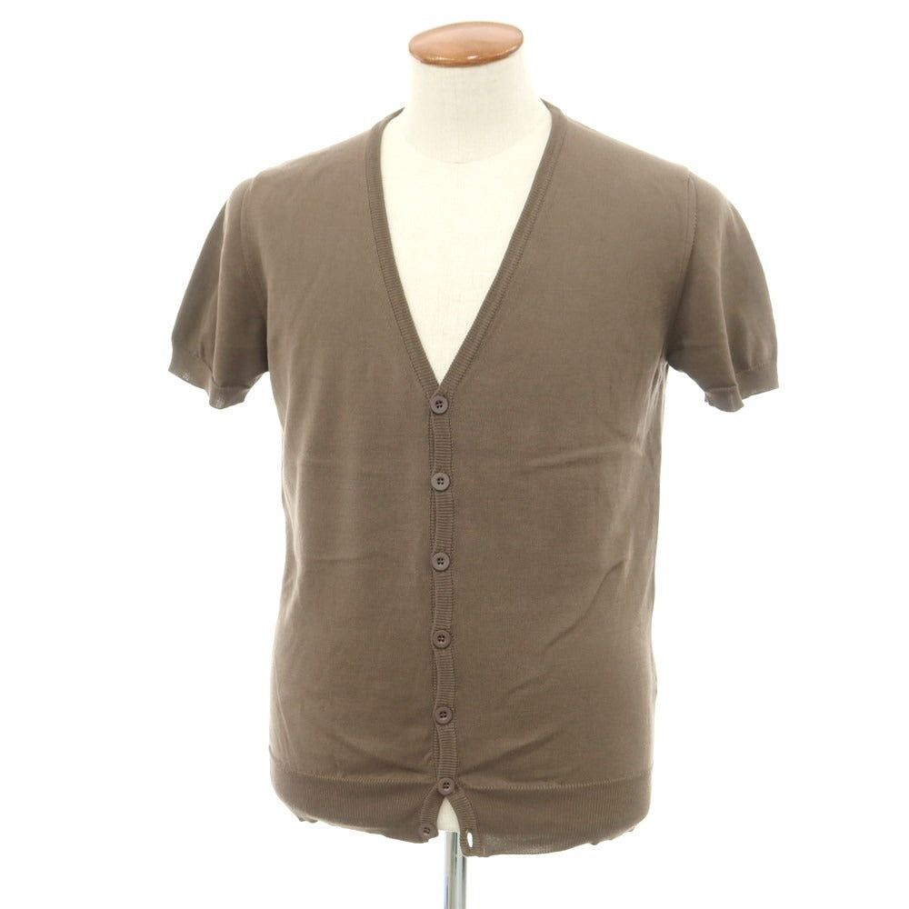 [Used] Bellwood Cotton Short Sleeve Cardigan Brown [Size 48] [BRW] [S/S] [Condition Rank B] ​​[Men&