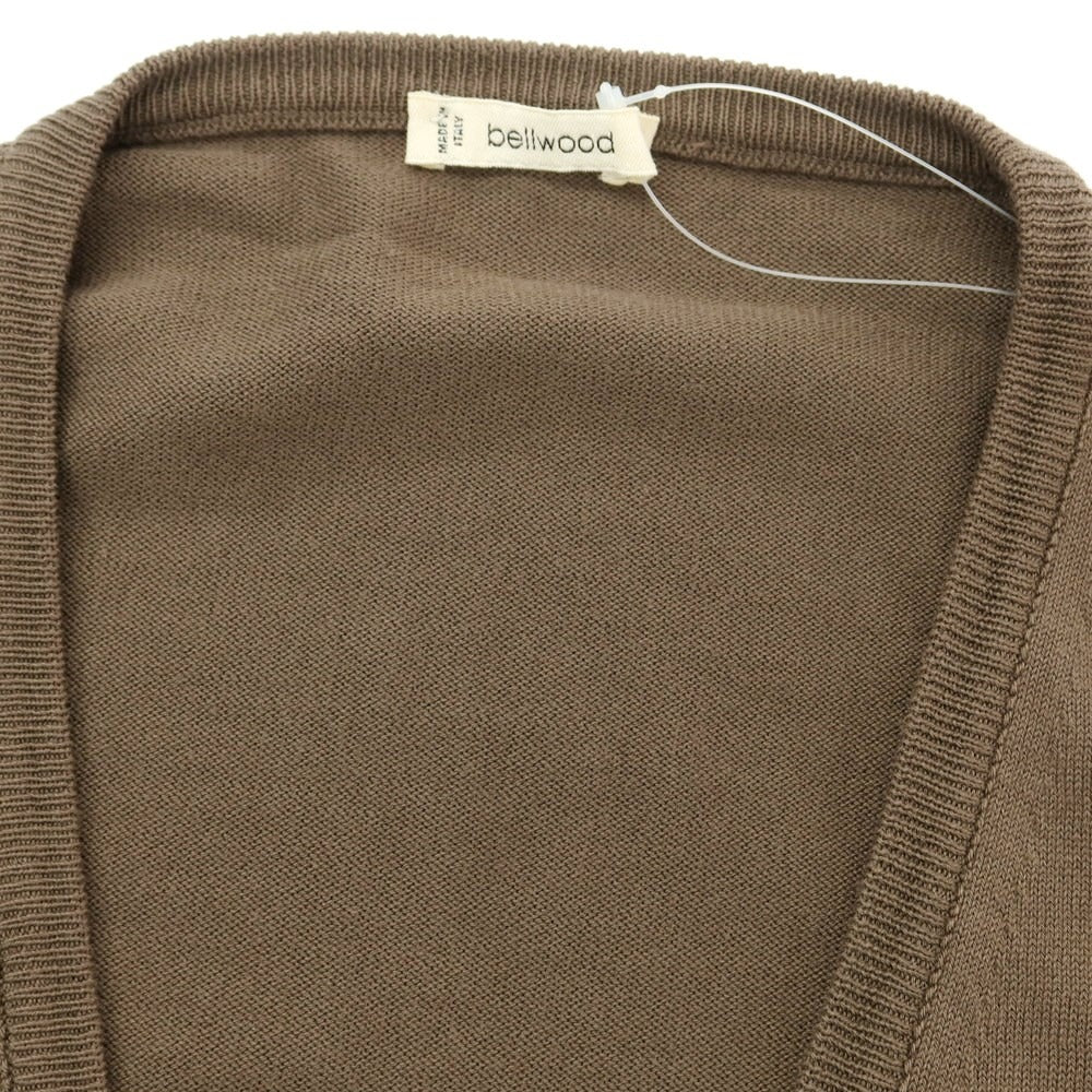 [Used] Bellwood Cotton Short Sleeve Cardigan Brown [Size 48] [BRW] [S/S] [Condition Rank B] ​​[Men&