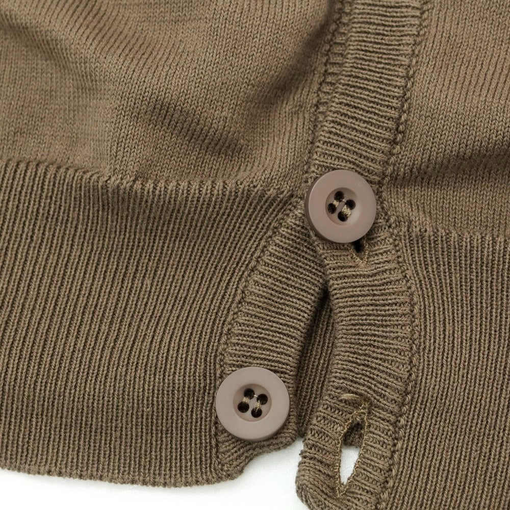 [Used] Bellwood Cotton Short Sleeve Cardigan Brown [Size 48] [BRW] [S/S] [Condition Rank B] ​​[Men&