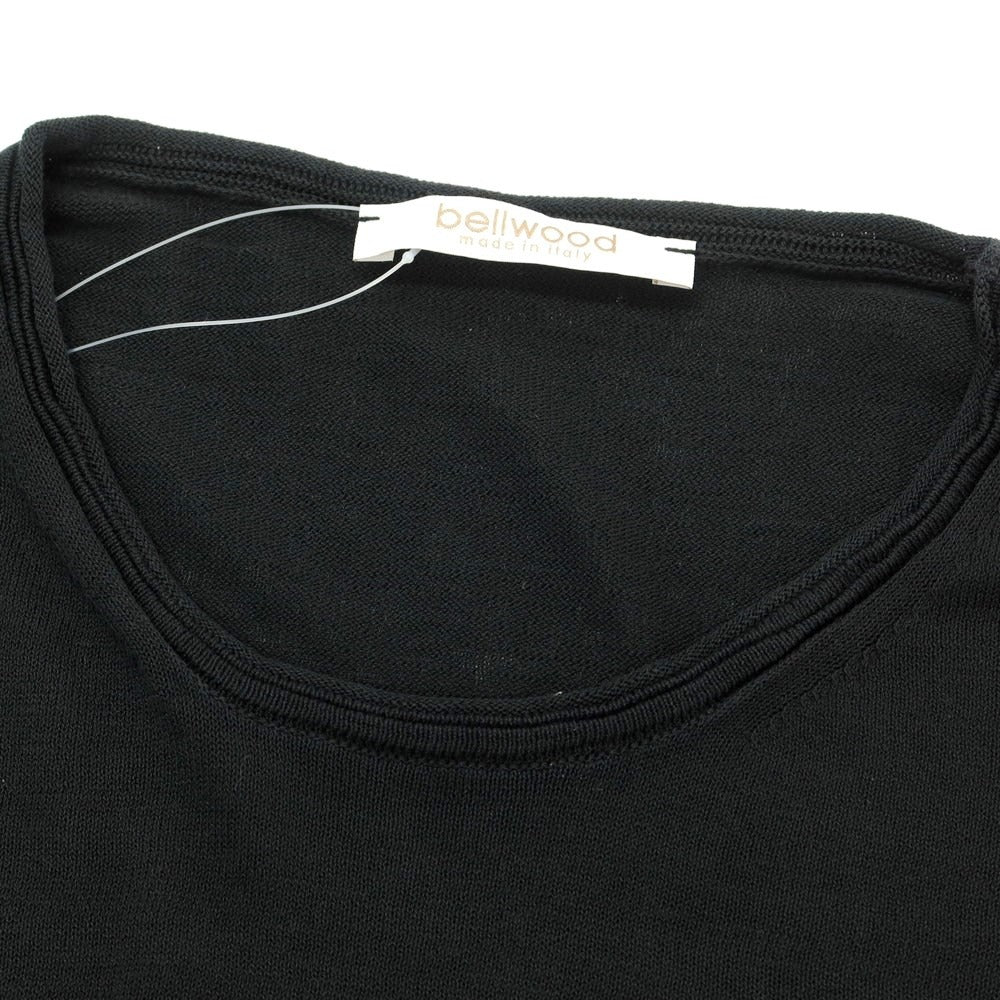 [Used] Bellwood Cotton Crew Neck Short Sleeve Pullover Knit Black [Size 46] [BLK] [S/S] [Condition Rank B] ​​[Men&