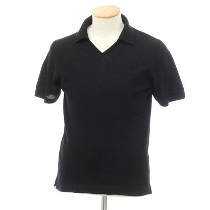 [Used] Bellwood Cotton Short Sleeve Polo Knit Black [Size 46] [BLK] [S/S] [Condition Rank B] ​​[Men&