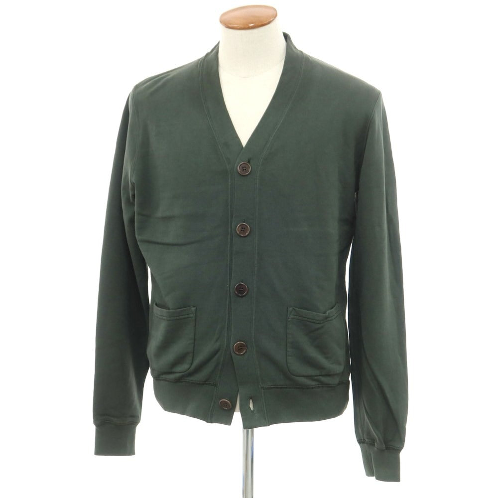 [Used] ASPESI Cotton Sweatshirt Cardigan Dark Green [Size M] [GRN] [S/S/A/W] [Condition Rank C] [Men&