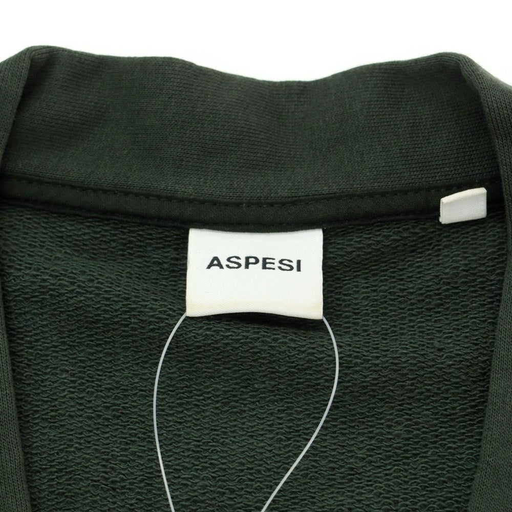 [Used] ASPESI Cotton Sweatshirt Cardigan Dark Green [Size M] [GRN] [S/S/A/W] [Condition Rank C] [Men&