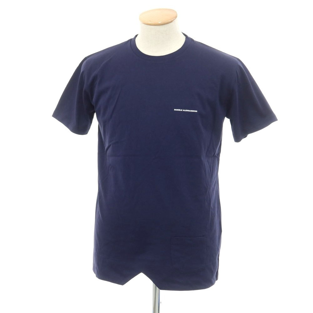 [Used] DANIELE ALESSANDRINI Cotton crew neck short sleeve T-shirt Navy [Size S] [NVY] [S/S] [Condition Rank B] ​​[Men&