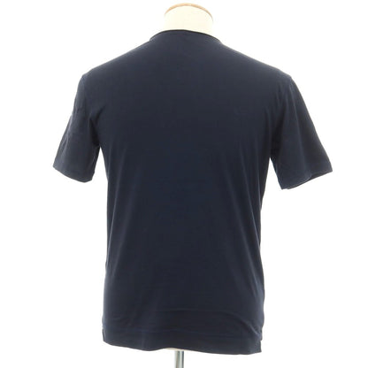 [Used] HoSIO Cotton V-neck short-sleeve T-shirt, dark navy [Size S] [NVY] [S/S] [Condition Rank B] ​​[Men&