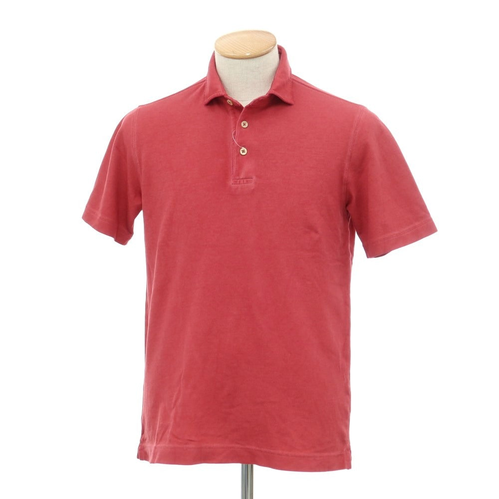 [Used] CIRCOLO 1901 Cotton Short Sleeve Polo Shirt Red [S] [Condition Rank B] ​​[Men&