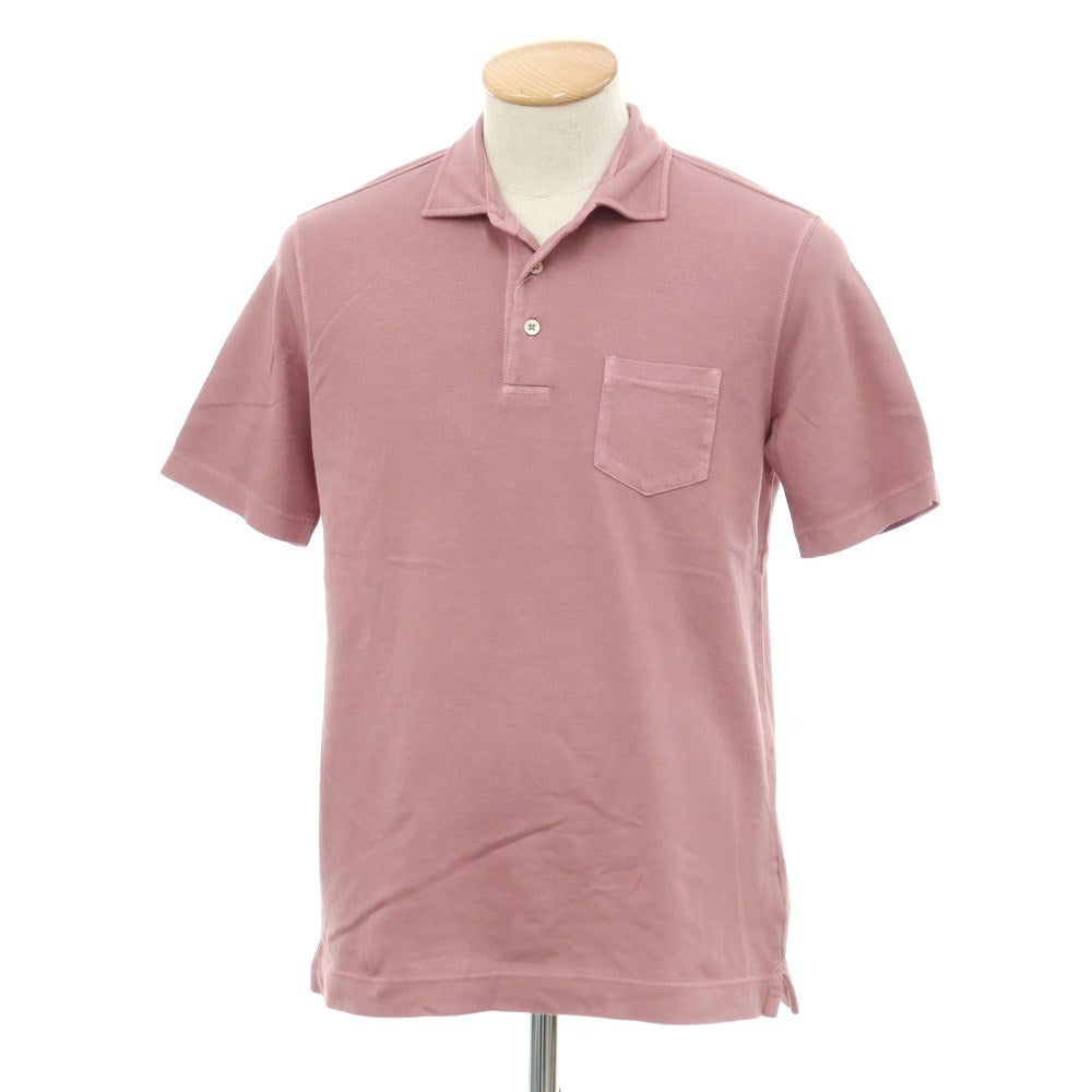 [Used] CIRCOLO 1901 Cotton Short Sleeve Polo Shirt Dusty Pink [S] [Condition Rank B] ​​[Men&