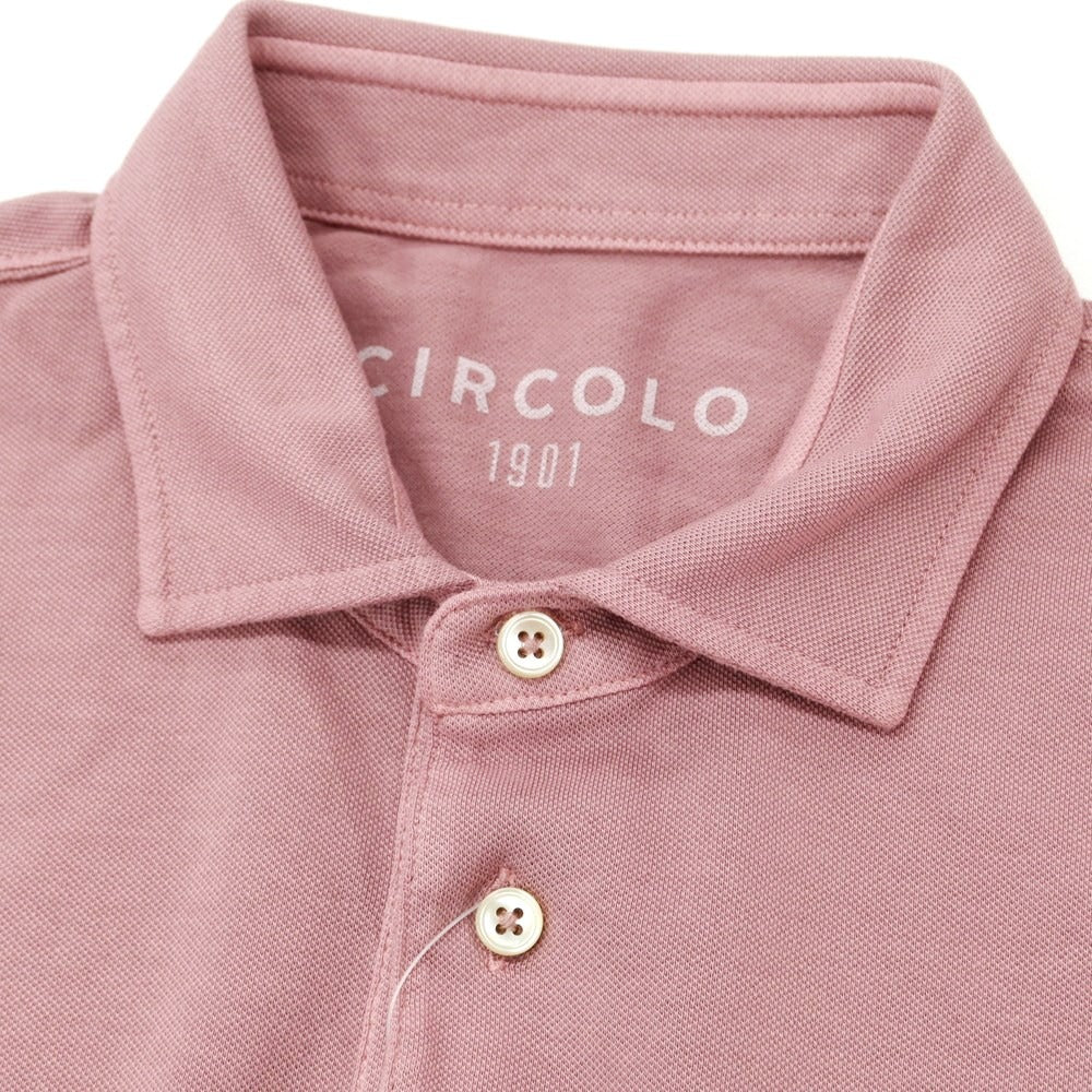 [Used] CIRCOLO 1901 Cotton Short Sleeve Polo Shirt Dusty Pink [S] [Condition Rank B] ​​[Men&