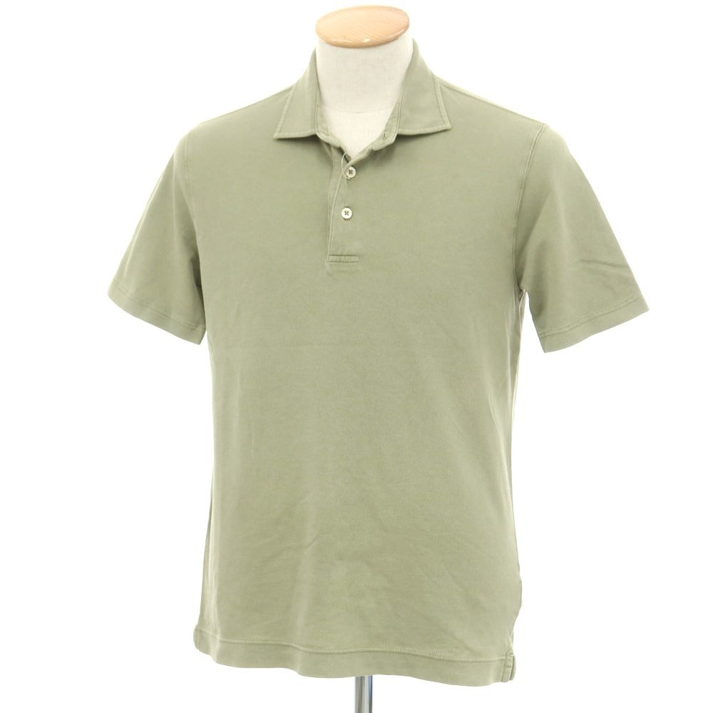 [Used] CIRCOLO 1901 Cotton Short Sleeve Polo Shirt Light Olive [S] [Condition Rank B] ​​[Men&