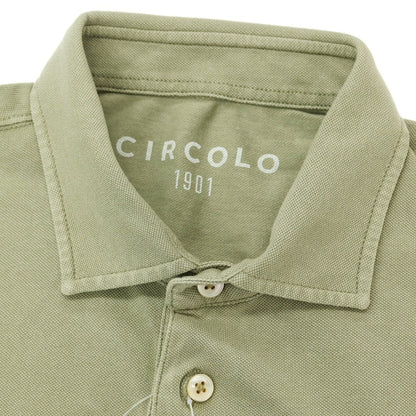 [Used] CIRCOLO 1901 Cotton Short Sleeve Polo Shirt Light Olive [S] [Condition Rank B] ​​[Men&