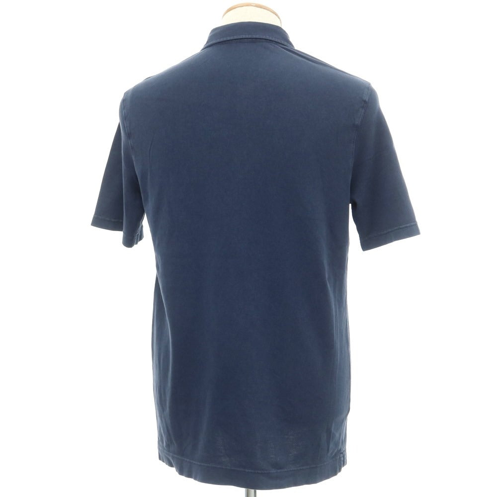 [Used] CIRCOLO 1901 Cotton Short Sleeve Polo Shirt Navy [S] [Condition Rank B] ​​[Men&