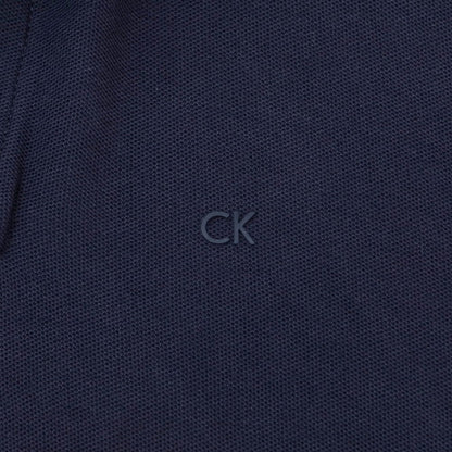 [Used] Calvin Klein Cotton Short Sleeve Polo Shirt Navy [XS] [Condition Rank B] ​​[Men&