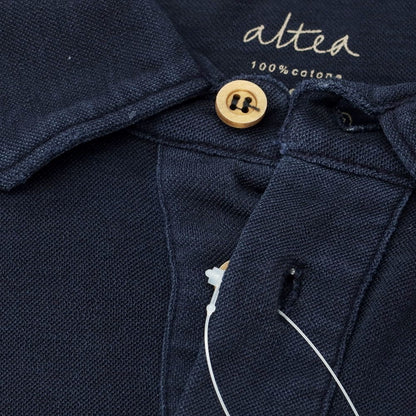 [Used] Altea Ice Cotton Short Sleeve Polo Shirt Navy [M] [Condition Rank B] ​​[Men&