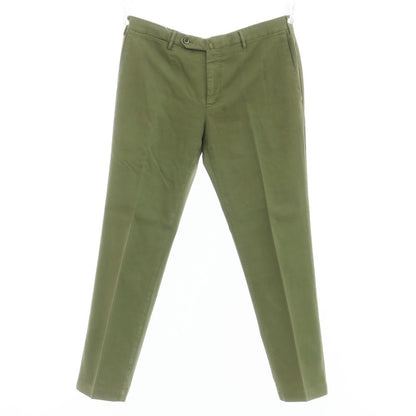 [Used] PT TORINO Stretch Cotton Casual Slacks Pants Light Olive [Size 50] [GRN] [S/S] [Condition Rank C] [Men&