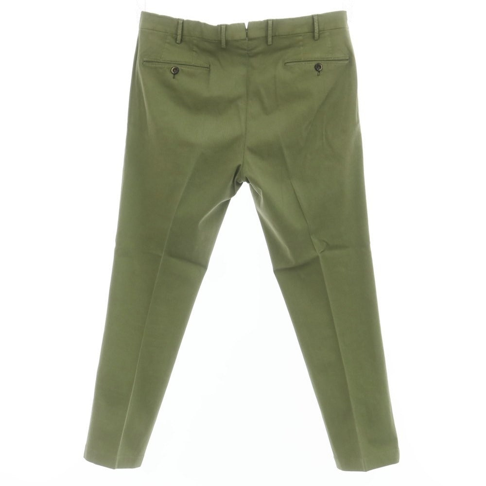 [Used] PT TORINO Stretch Cotton Casual Slacks Pants Light Olive [Size 50] [GRN] [S/S] [Condition Rank C] [Men&